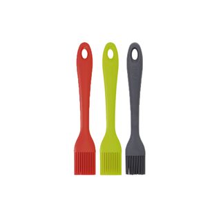 Zeal Silicone Brush Set(12) Gry/lime/red