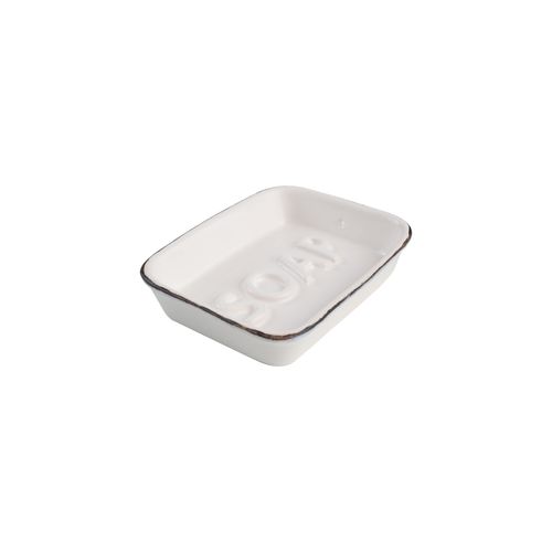 Pride Of Place Soap Dish - White