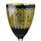 Artland Midnight Peacock Wine Glass Set2