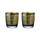 Artland Midnight Peacock Dof Tumbler Set2