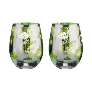 Artland Tropical Leaves Dof Tumbler (2)