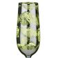 Tropical Leaves Champagne Flute (2)