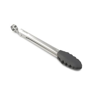 Zeal Tongs 10" Silicone Head Dk Grey (6)