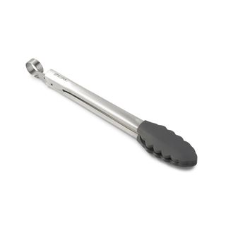 Zeal Tongs 10" Silicone Head Dk Grey (6)