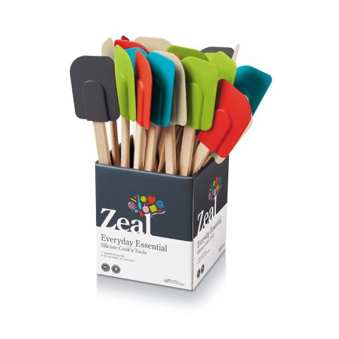 Zeal Large Spatula / Wooden Handle (24)