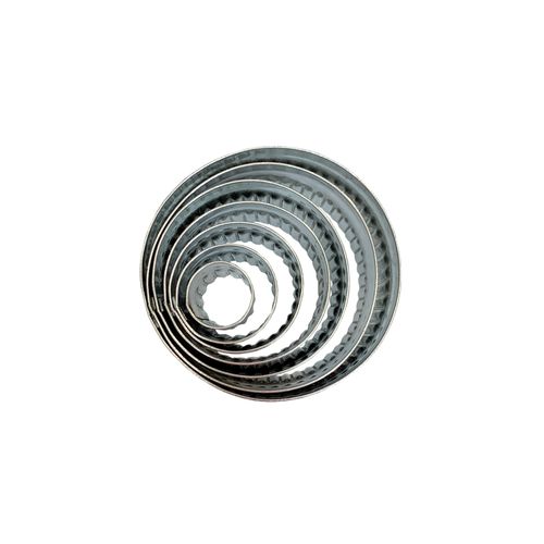 Cutter Set Round 7pc Fluted Ss