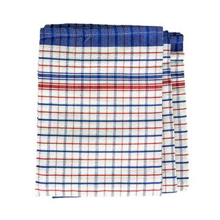 Teatowel Blue/red Fast Drying Commercial