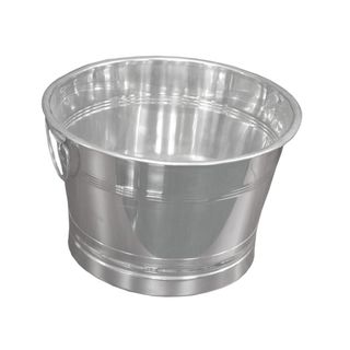 Ice Tub Rnd 400mm Dia Stainless Steel