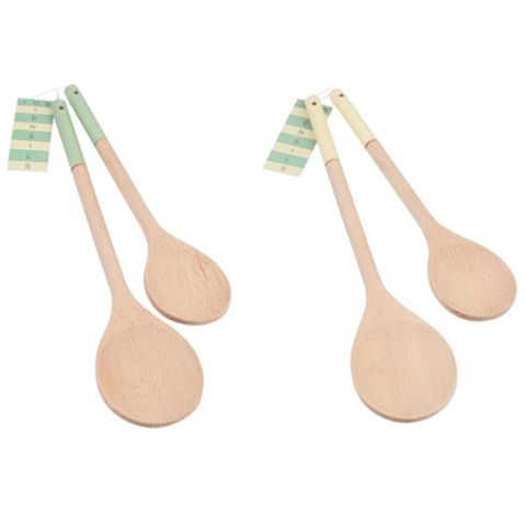 T&G Spoon Set Double Green Cream (6)