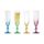 Asd Swirl Flutes Mixed Set Of 4