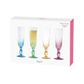 Asd Swirl Flutes Mixed Set Of 4