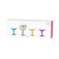 Asd Swirl Gin Glasses Mixed Set Of 4