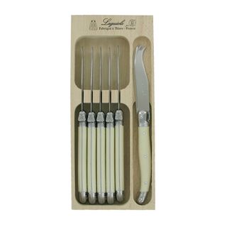 Laguiole Fromagette 6pc Boxed Ivory