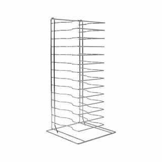 Heavy Duty Pizza Rack 15 Slot Chrome