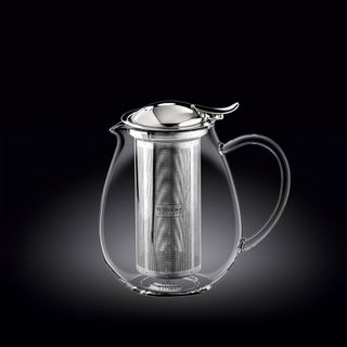 Thermo-glass Teapot 850ml Oval S/S Lid