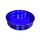 Round Bar Tray Blue Aluminium 240x50mm