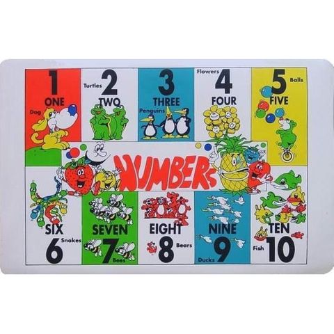 PoP Placemat - One Dog- Numbers (12)