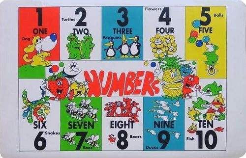 PoP Placemat - One Dog- Numbers (12)