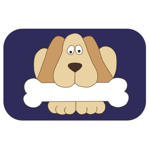 PoP Placemat - Dog With Bone (12)