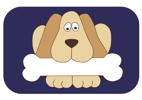 PoP Placemat - Dog With Bone (12)
