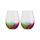 Artland Neon Stemless Set Of 2