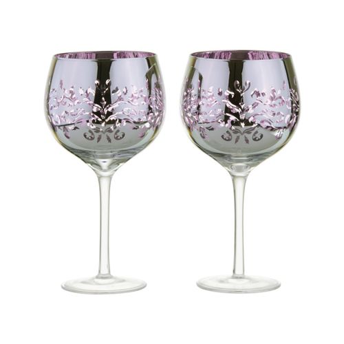 Artland Filigree Gin Lilac Set Of 2