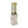 Verdier Steak Knife Block Set6 Ivory/brs