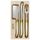 Laguiole Cheese Set Ivory/brass 3pc