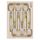 Laguiole Fork Set 6 Ivory/brass Bolsters