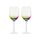Artland Neon Wine Glass Set Of 2