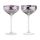 Artland Filigree Champagne Saucer Lilac Set 2