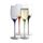 Artland Splash Flutes Mixed Set Of 4