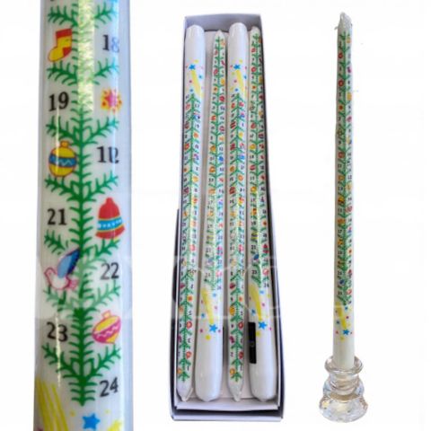 380mm Advent Candle (box Of 12 Candles)