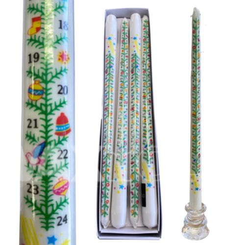380mm Taper -advent (box Of 12 Candles)