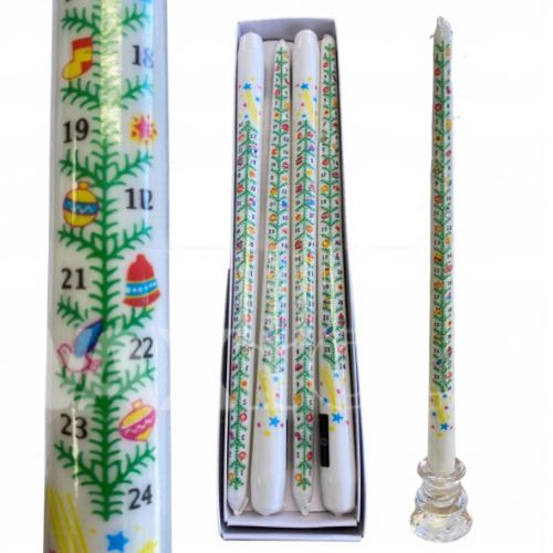 380mm Advent Candle (box Of 12 Candles)
