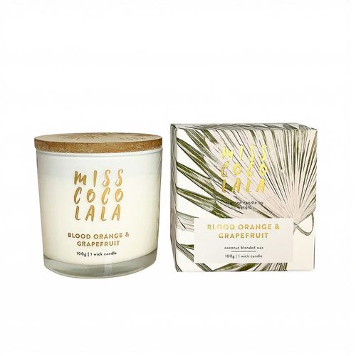 100g Coconut Wax Jar Candle-blood Orange