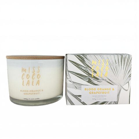 340g Coconut Wax Jar Candle-blood Orange