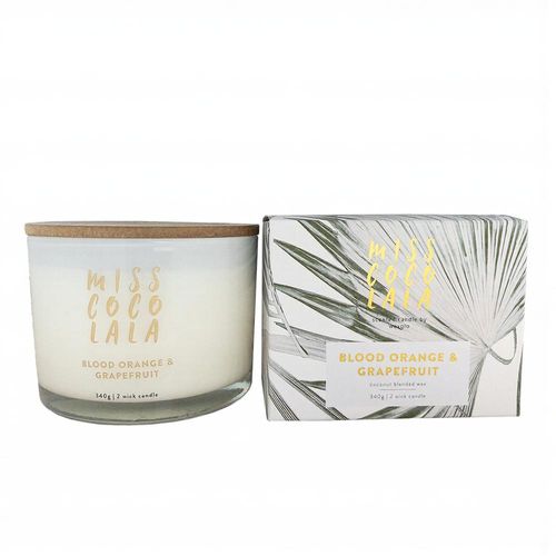 340g Coconut Wax Jar Candle-blood Orange