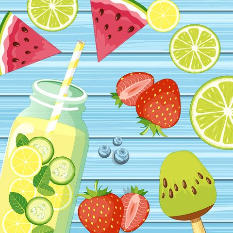Luncheon -summer Fruits
