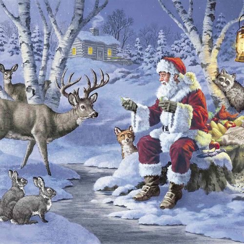 Luncheon - Santa In Forest