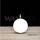 60mm Dia Ball Candle -white