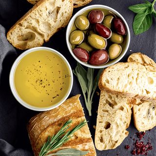 Luncheon - Bread And Olives