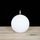 80mm Dia Ball Candle -white
