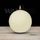 100mm Dia Ball Candle -cream