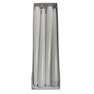 300mm Unwrapped Taper -white (12pk)