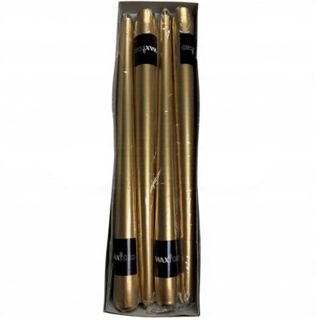 300mm Wrapped Taper -metallic Gold