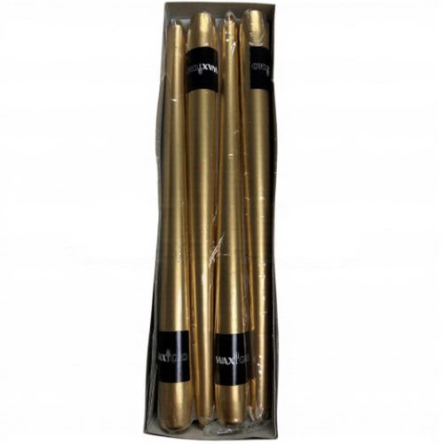 300mm Wrapped Taper -metallic Gold