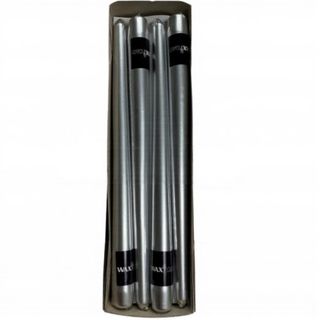 300mm Wrapped Taper -metallic Silver