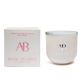 340g Jar Candle With Crystals -rose Quar