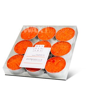 4 Hour Tealight (9 Pack) -citronella & J